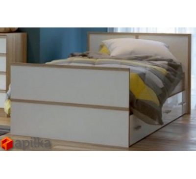 Кровать КР 900 (2 ящ) Сакура с матрасом